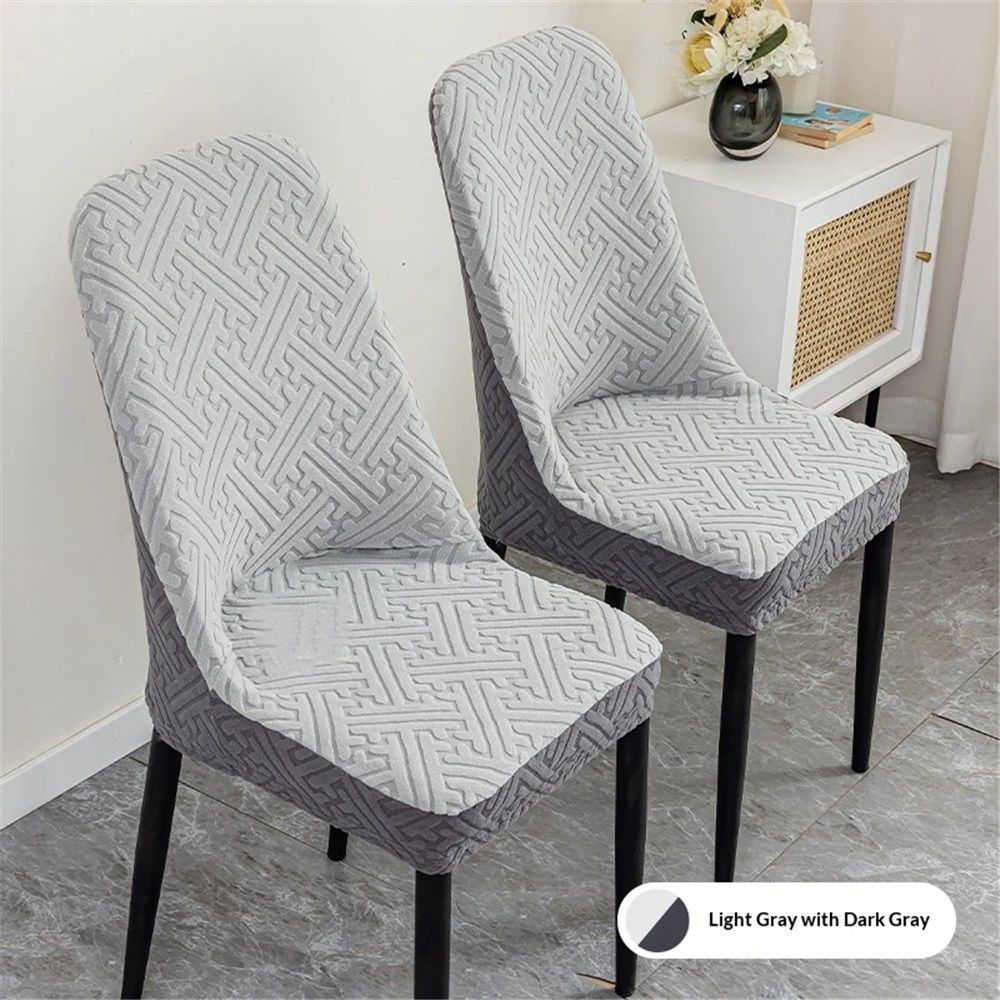 Stretch Dining Room Chair Covers Set of 4, Removable Washable Dining Chair Slipcovers for Dining Chairs, Dining Room, Hotel, Ceremony