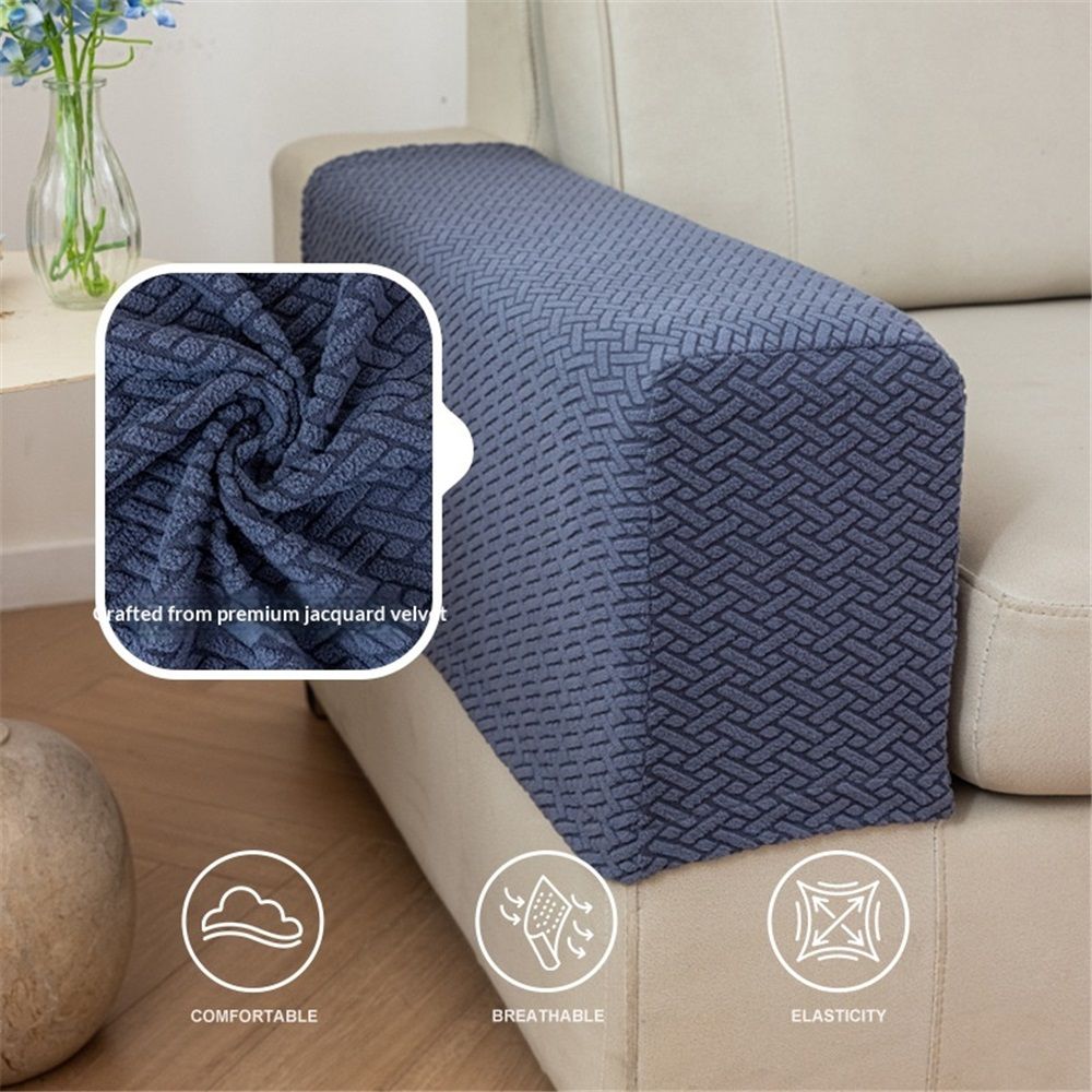 2Pcs Couch Arm Covers, Armrest Cover for Sofa, Sofa Arms Covers Washable Arms ,Skin-Friendly for Pets (only Armrest Cover)