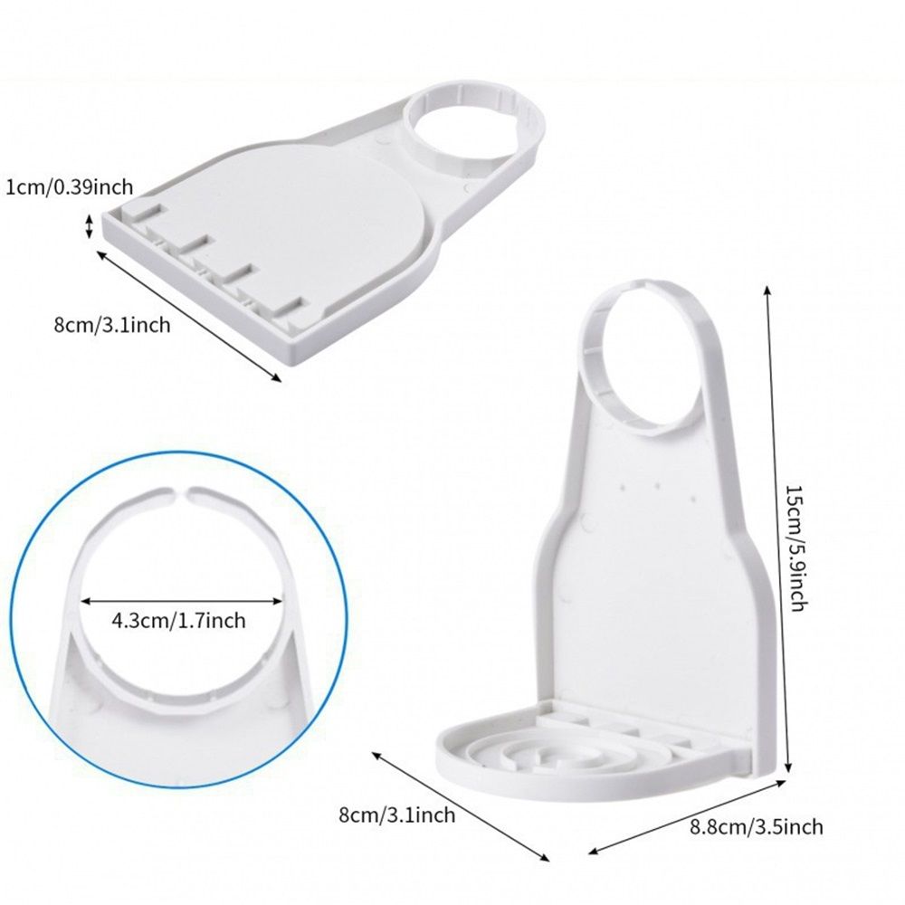 Laundry Detergent Cup Holder, [2 Pack] Detergent Drip Catcher, Fabric Softener Gadget Cup Holder, Tidy Laundry Room - No More Leaks or Mess for Laundry Room（only Cup Holder）