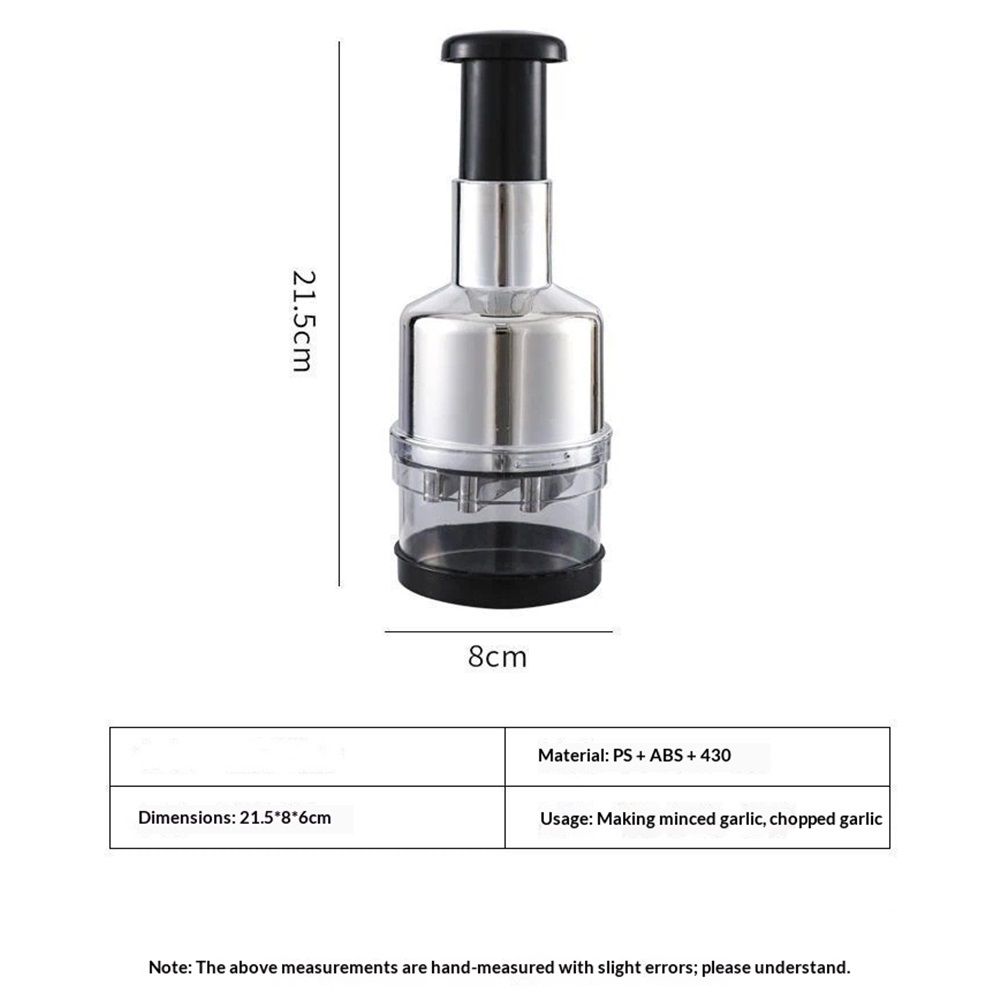 Onion Chopper, Hand Vegetable Chopper, Onion Press Chopper, Stainless Steel Manual Food Chopper, For Kitchen