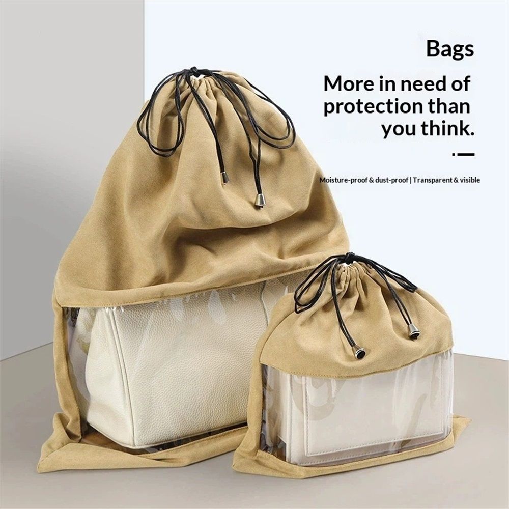 5 set Dust Bags For Handbags - Purse Dust Bags, Shoes and Handbag Covers For Storage - Neutral Protector Dustbags