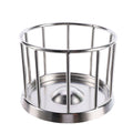 Tortoise Feeding Dish Reptile Water Dish Food Bowl Stainless Steel Feeder for Tortoises Lizards Turtles Chameleon (S)