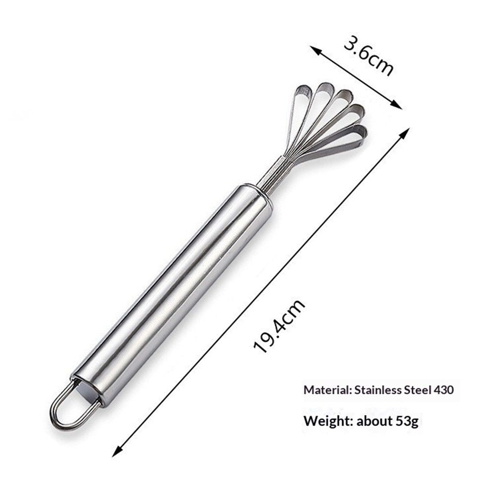 Stainless Steel Coconut Opener Set of 3, Tool Kit for Opening Fresh Coconuts, for Kitchens,Picnics and Beach Vacations