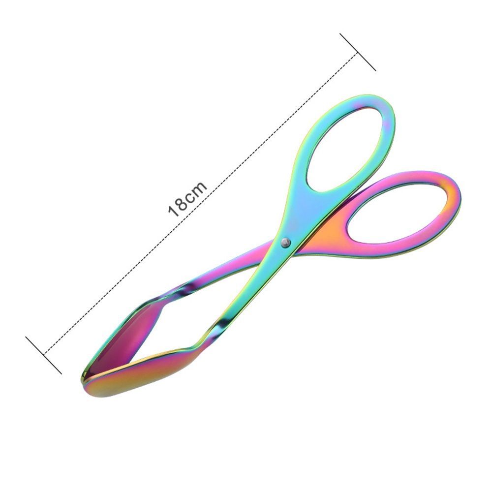 2 pack Bread Tongs, Stainless Steel Kitchen Serving Barbecue Tongs for BBQ Meat Appetizers Pastries Steak Cooking Tool
