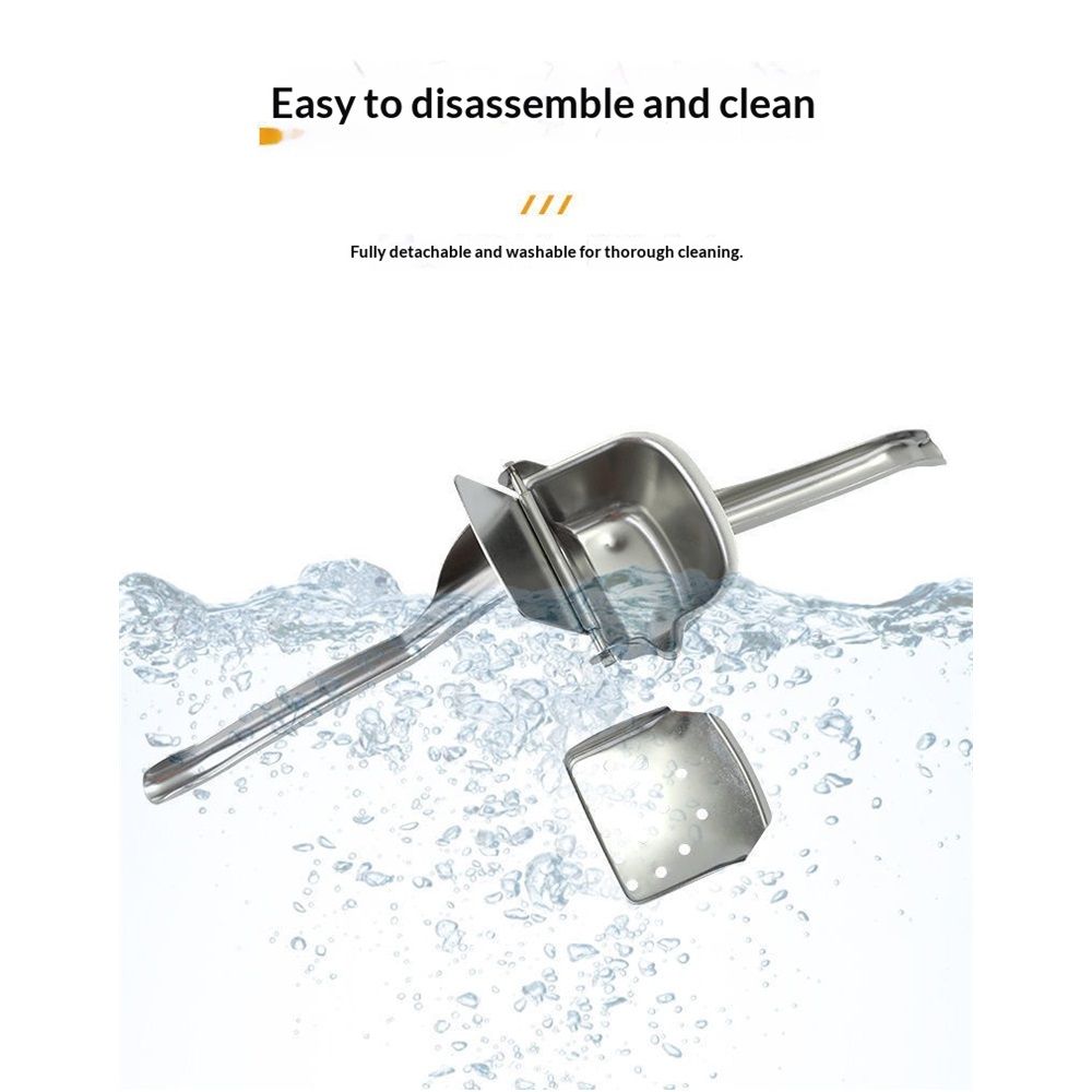 Stainless Steel Manual Juicer, Orange Juice Squeezer, Lemon Squeezer Stainless Steel, Orange Juice Squeezer, Fruit Juicer for Watermelon Lemon Orange Grapes and Other Fruit