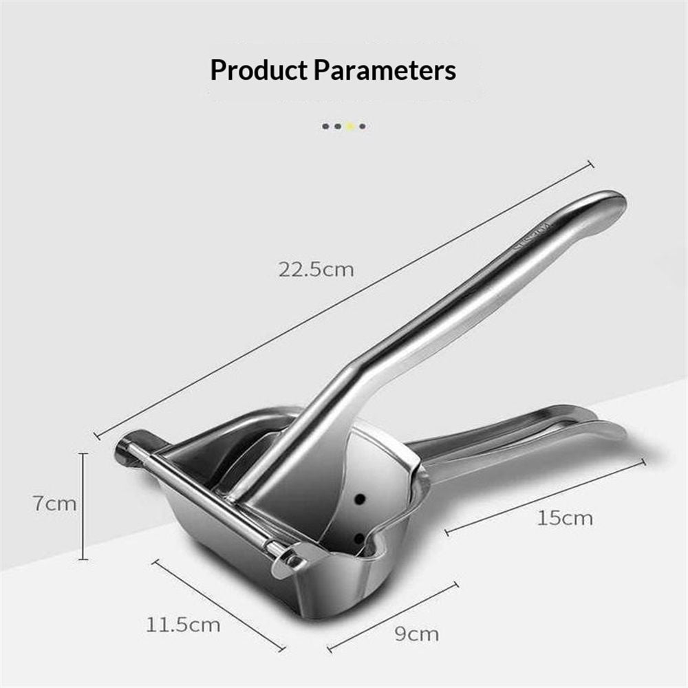Stainless Steel Manual Juicer, Orange Juice Squeezer, Lemon Squeezer Stainless Steel, Orange Juice Squeezer, Fruit Juicer for Watermelon Lemon Orange Grapes and Other Fruit