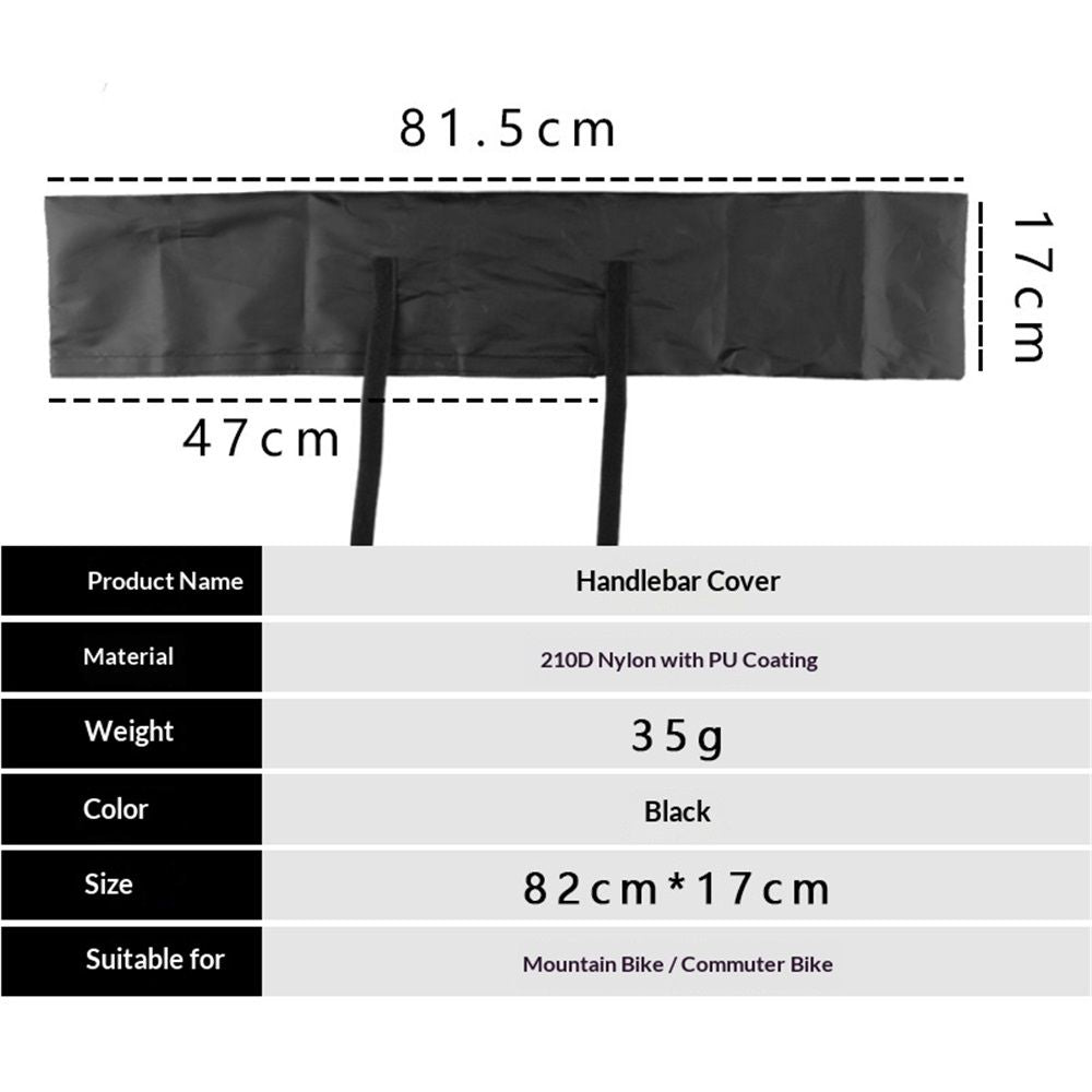 Bike Handlebar Protector Cover Dustproof Waterproof Handle Bar Cover Universal E-Bike Handlebar Cover Handle Bar Maintenance Cover for Road Bike Cycling Equipment（Only bicycle handlebar dust cover）