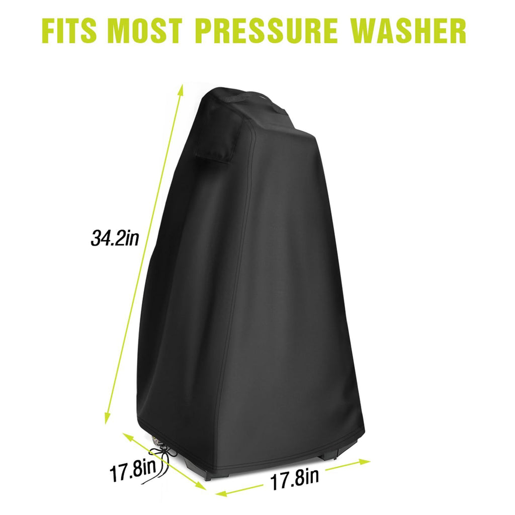 Pressure Washer Cover, Waterproof& Dustproof Outdoor Covers for Power Washer, Pump Protector for Electric High Pressure Cleaner 17.8" x 17.8" x 34.2"