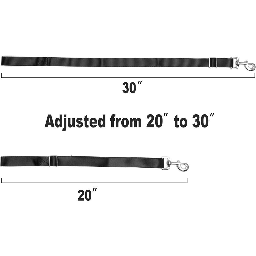 Loaged Adjustable Nylon Bucket Strap （8 Pack）- for Hay Nets, Water Buckets, Hanging Strap,Horse Outdoor Feeders,Heavy Duty Horse Water Feed, 30" (Black)