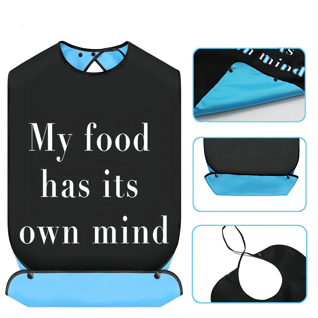 Adult Bibs Adjustable Dining Clothing Protectors For Adults Elderly,for Eating Reusable Washable Elderly