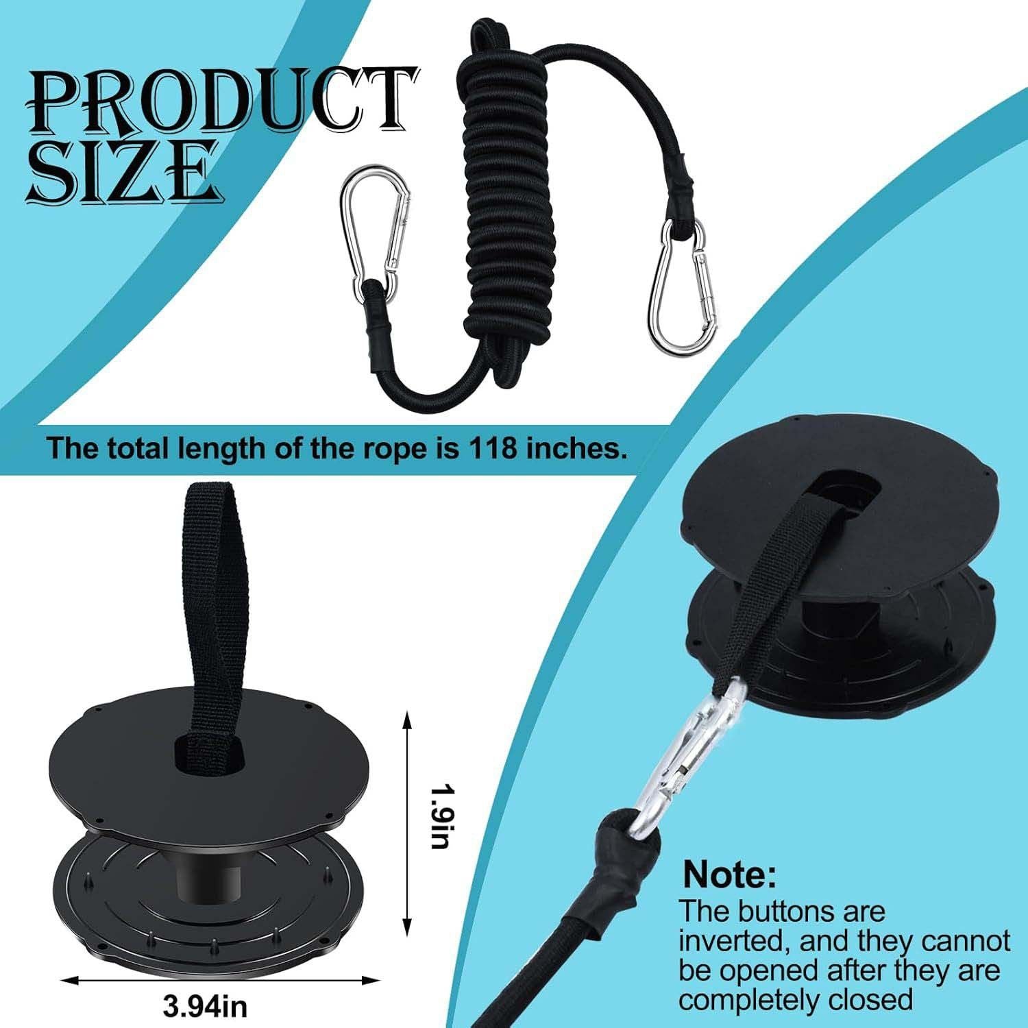 Floating Mat Tether Kit,Floating Water Mat Tether Kits,Portable Floating Mat Grommet Kit,Floating Mats Pad Accessories for All Foam Water Pads