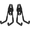 4 Pack Garage Storage Utility Hooks，Garage Garden Tool Organizer，stainless steel Wall Mount Hooks, Garden Small U Hooks (Black)