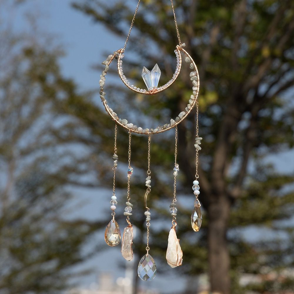 Crystal Suncatcher,Sun Catchers Indoor Window Catcher with Prism Slices, Suncatchers Gift for Girls, Lover and Mom