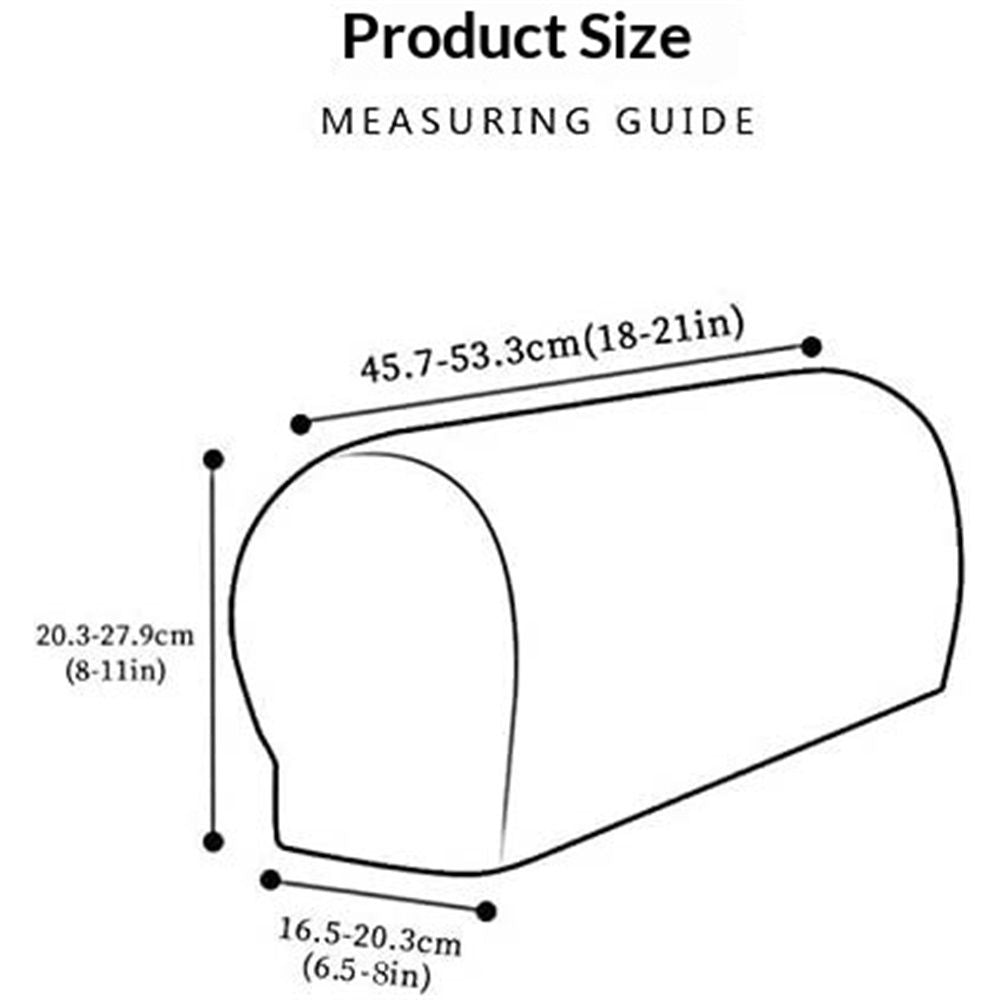 Soft Stretch Armrest Cover, Armrest Covers for Chairs/Sofas, Couch Arm Covers, Furniture Protector Armchair Slipcover for Recliner, Set of 2(NOT Suitable for Leather Sofas)