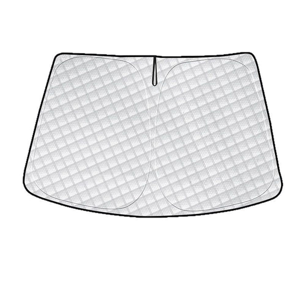 6 Layers Fit Windshield Sun Shade, Foldable Car Sunshade , Heat Reflective & UV Protection（145 * 80cm）