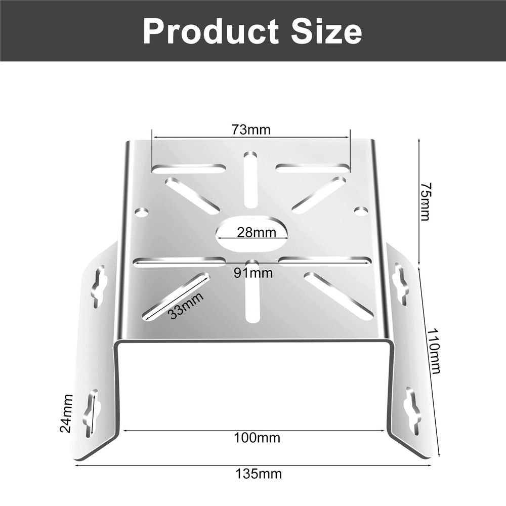 Universal Corner Mount for Security Camera, Solid Mounting Corner Bracket for Wall Mount Corner, Suitable for CCTV Cameras LED Wall/Stage Lights, Solar Panels