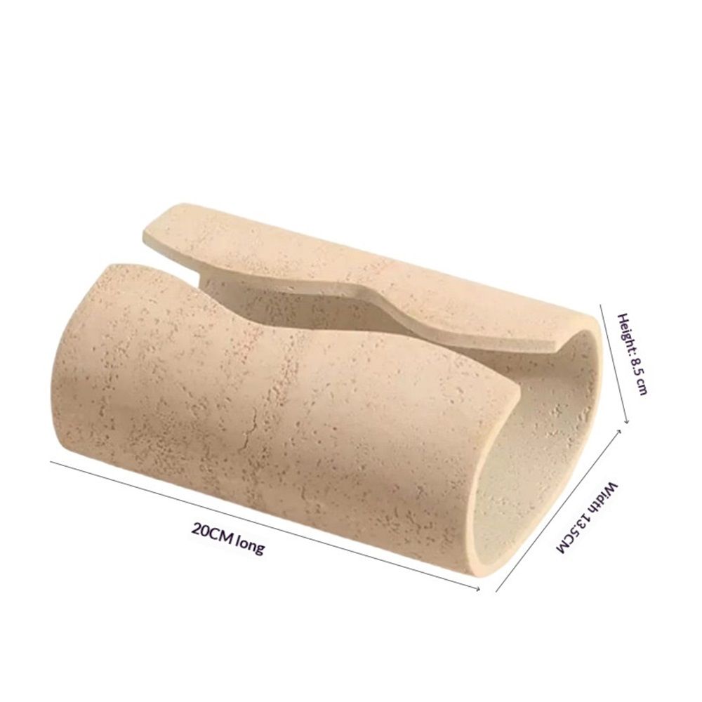 Tissue Box Cover Rectangle, Luxurious Facial Tissue Box Rectangular, Home Decor Look Paper Holder Dispenser for Living Room Hotel Office Restaurant Cafe (Excluding paper)