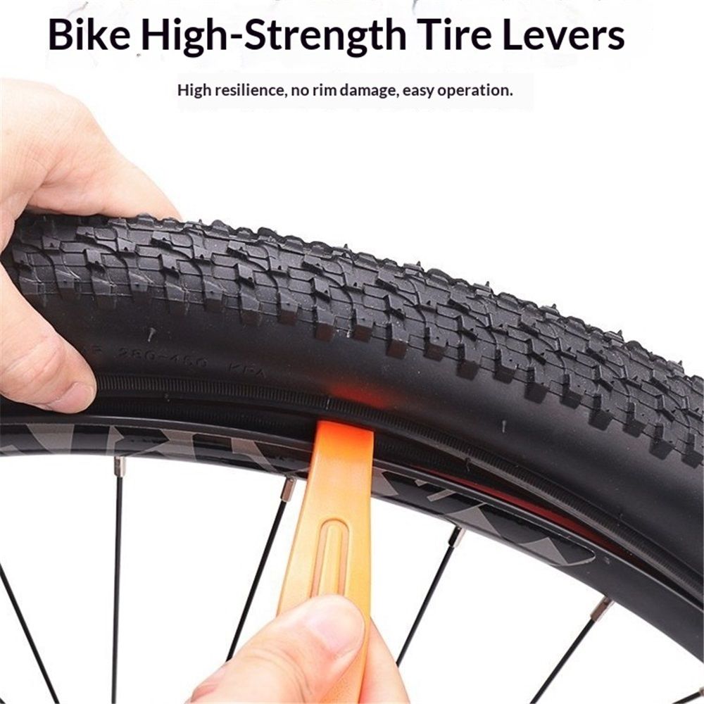 Bike Tire Levers 12-Pack,Ultra-Strong Nylon Tire Changing Tool for Repairing Bike Tubes,Compatible with Road,E-Bike,Gravel & Mountain Tires