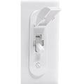 4 pack Wall Switch Guard, Child Proof Light Switch Cover Guard | Toggle Style | Light Switch Protection | Keep Toggle Switch in On or Off Position | White（Excluding screws）
