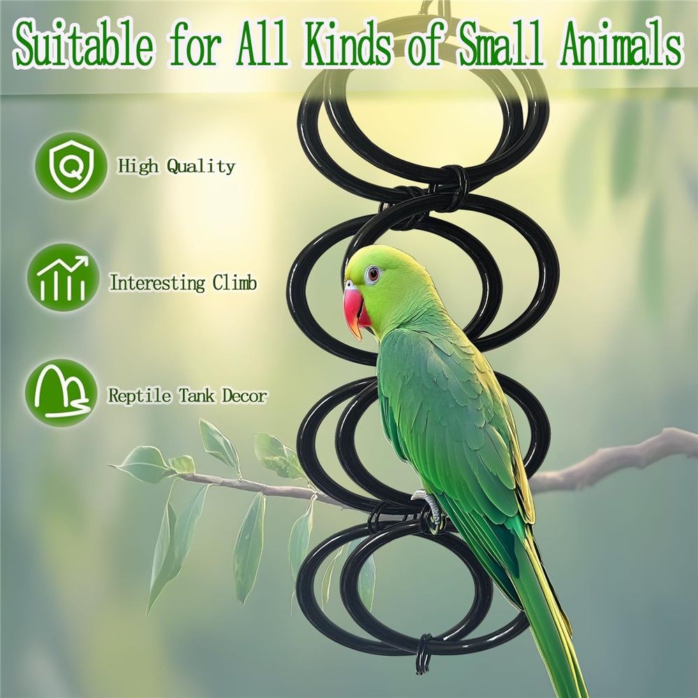 Snake Climbing Chain Toys for Ball Hoop & Corn Snake Enrichment Toys, Suitable for All Kinds of Small Reptiles（Excluding snakes）