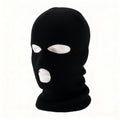 2pcs 3 Hole Winter Knitted Mask, Full Face Cover Ski Scarf Mask Warm for Adult Skiing, Motorcycle,Wind Protection