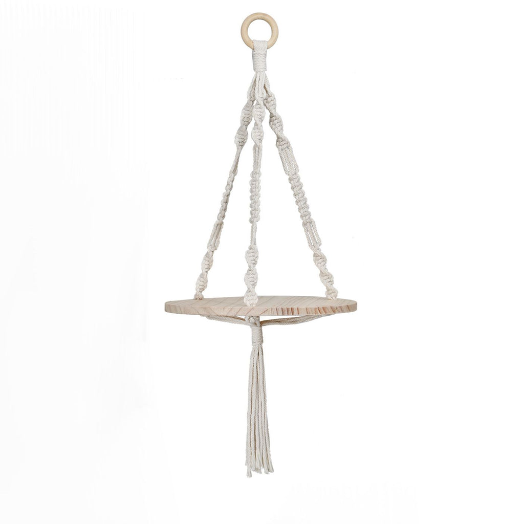Hanging Shelf Plant Holder - Indoor Outdoor Hanging Planter Shelf Pot Holder for Morden Boho Home Decor