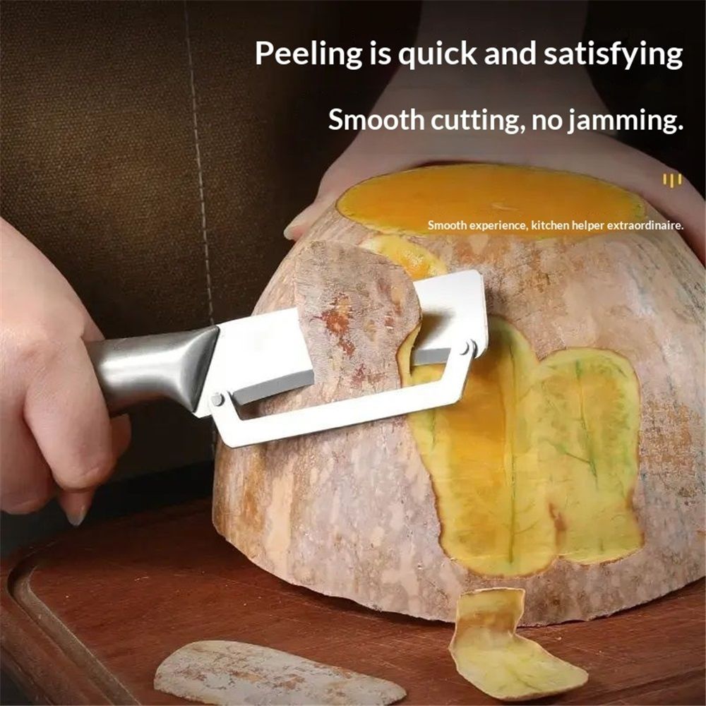 2 pack Heavy Duty Vegetable Peeler with Ultra Sharp Thick Strong Blade for Butternut Squash Sugar cane Asparagus,Easy to peeling hard skin of fruits and vegetable