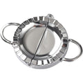 New Stainless Steel Ravioli Mould Dumpling Maker Wrapper Pierogie Pie Crimper Pastry Dough Press Cutter Kitchen Gadgets (Round Handle)