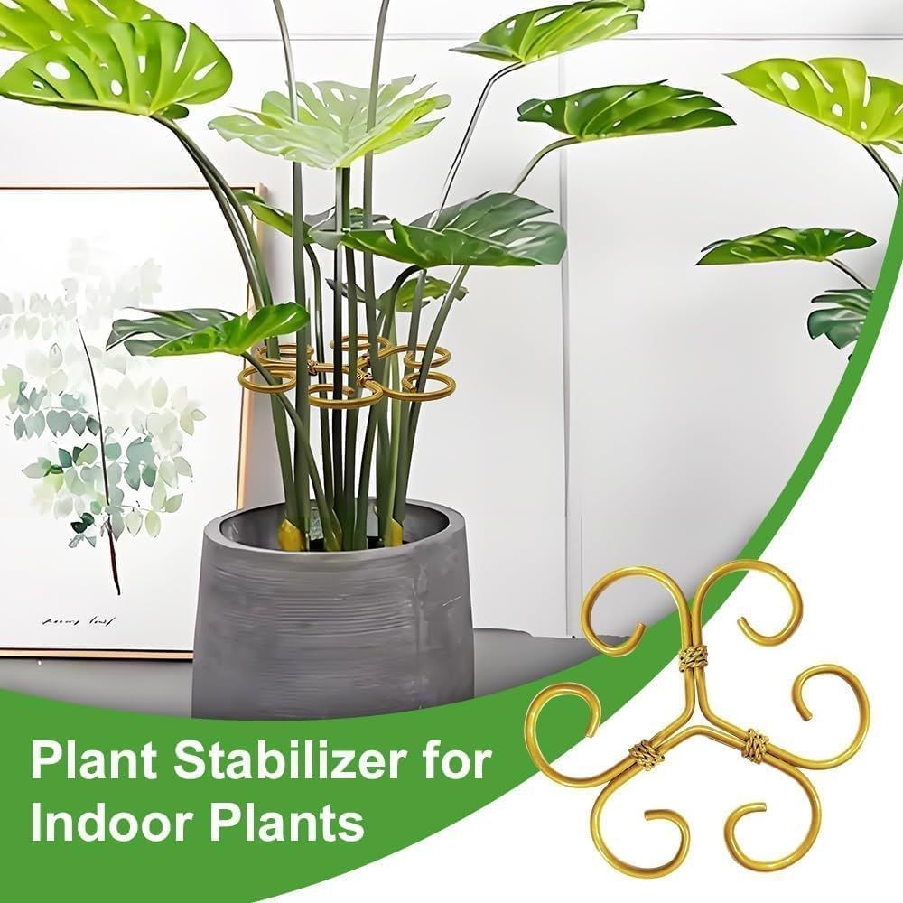 4 pack Plant Support Durable Stabilizer Grapple Holder,Plant Accessories Stable Plant Stem Support Stakes for Outdoor & Indoor Growing Climbing Plant Care Thriving Growth