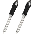 2 pack Chili Pepper Corer Stainless Steel Zucchini Cucumber Corers Special Kitchen Gadgets With Serrated Edge Easy Remove The Seeds Of Your Veggies & Fruits