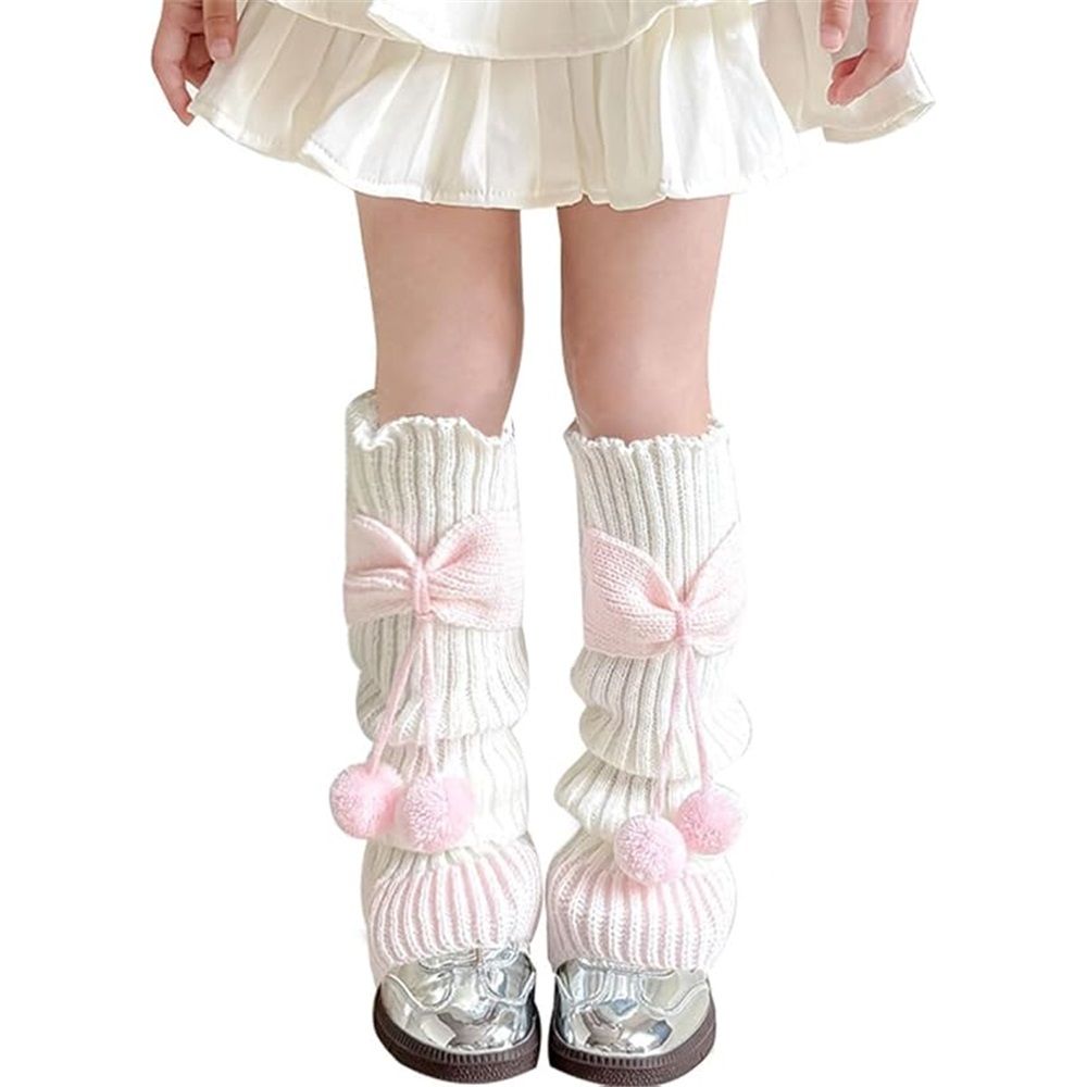 Long Leg Warmers for Women acrylic Cable Knit Thigh High Leg Warmers Loose Socks, for Dance Practice Yoga Sports
