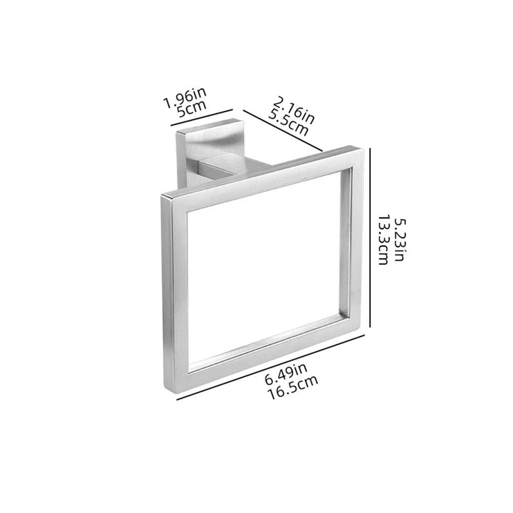 Bath Towel Holder Stainless Steel Towel Hanger Towel Ring for Bathroom Lavatory Wall Mount,  Towel Ring for Bath RV