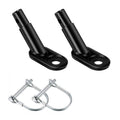 2 pack Bike Trailer Hitch Connector Coupler Bicycle Adapter for Children's Trailers,Cargo and Pet Bicycle Trailers,Black Adapter Accessories