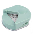 4Pcs Paper Corner Rounder - R4 Corner Cutter Punch Tool, Laminated Cards, Cardstock, Scrapbooking,Photo Card Making, Paper Cutting DIY Crafts Puncher for Office, School（green）