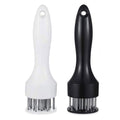 Black – 21 Needles Food-Grade Stainless Steel Meat Tenderizer, Household Manual Steak Tenderising Tool, Meat Piercing Breaker for BBQ Beef, Pork & Chicken