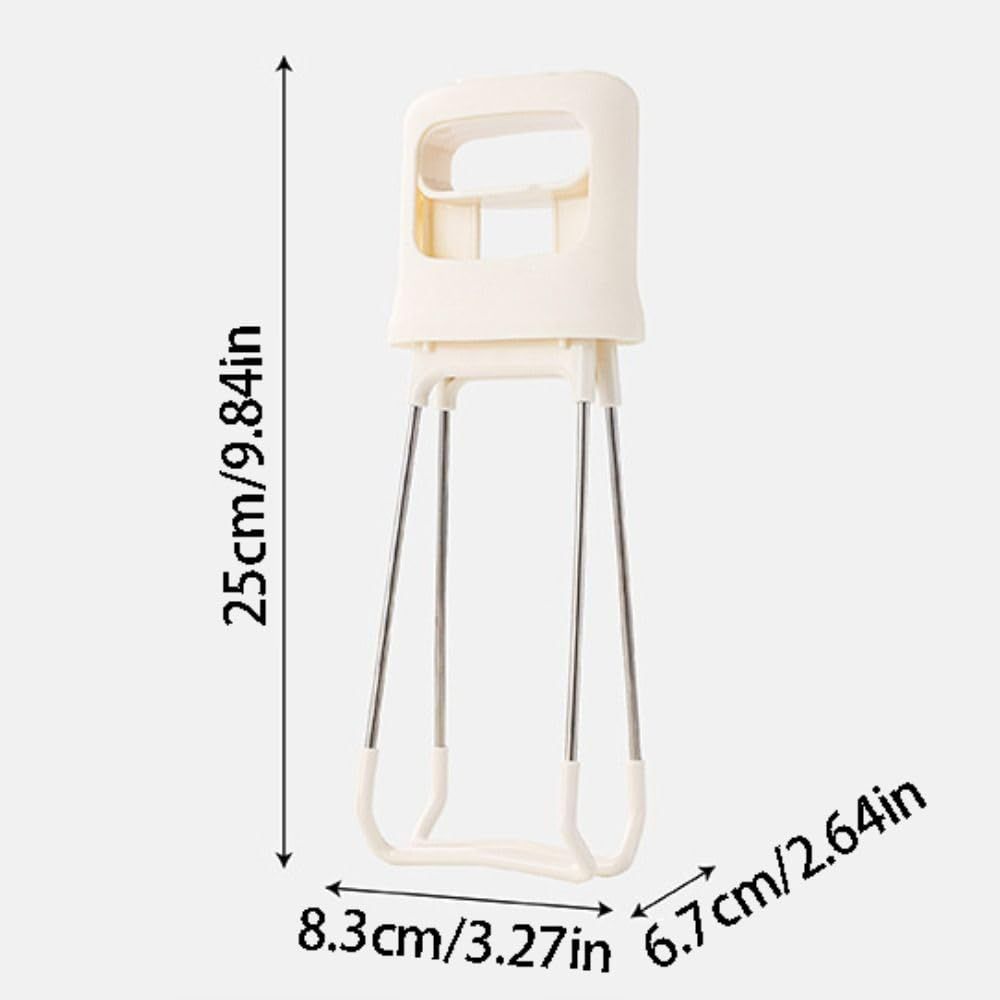 Extra Large white high-quality Heat Resistant Bowl Clip, Wide Angle Non-Slip Hot Dish Gripper Tongs for Kitchen Steamer Cooking