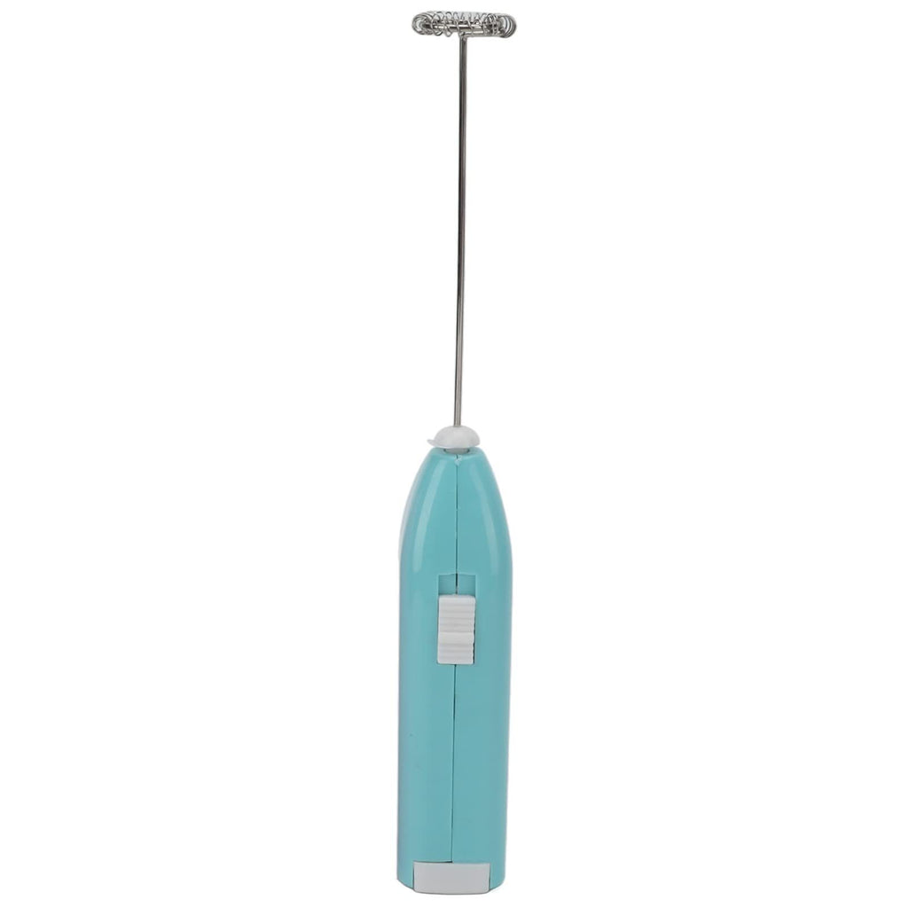 Black electric milk frother, handheld coffee stirrer, portable milk frother, suitable for lattes, cappuccinos, and home use as a whipping iron/whip.