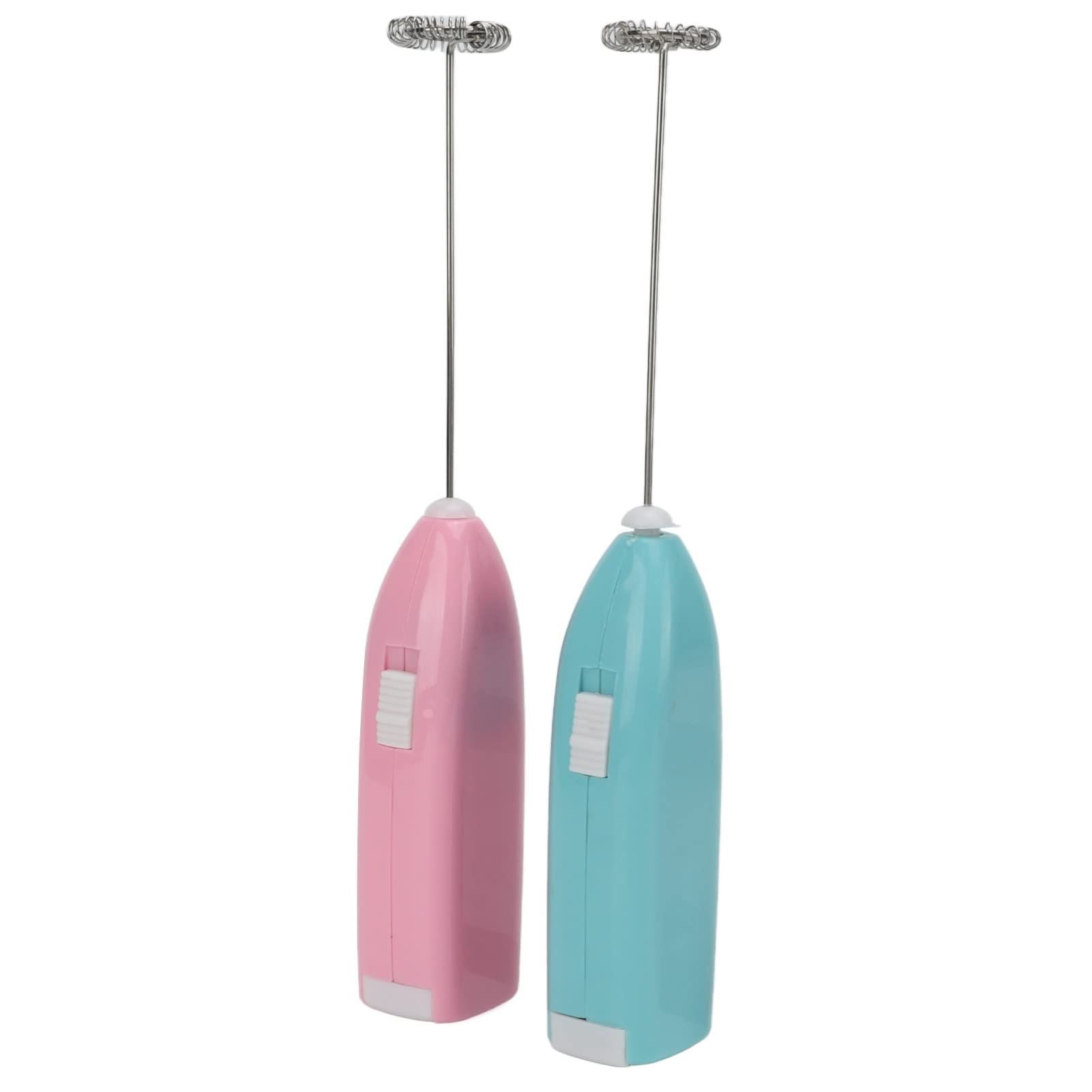 Black electric milk frother, handheld coffee stirrer, portable milk frother, suitable for lattes, cappuccinos, and home use as a whipping iron/whip.