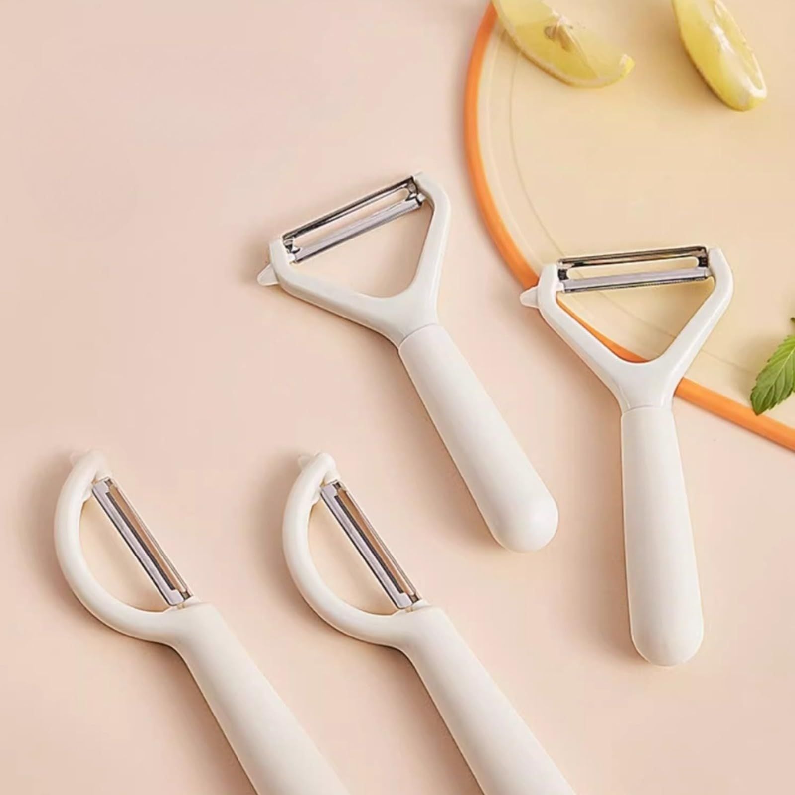 Swivel Vegetable Peeler – Kitchen Peeling Tool for Potatoes, Carrots, Apples & Cucumbers, Multi-Functional Fruit and Vegetable Peeler, 5.51"x2.76"x0.39" (Horizontal Inscription)