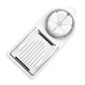 White Generic 1pcs Egg Slicer Vertical Cut Cutter Flower Type 2In1 Boiled Egg Slicer