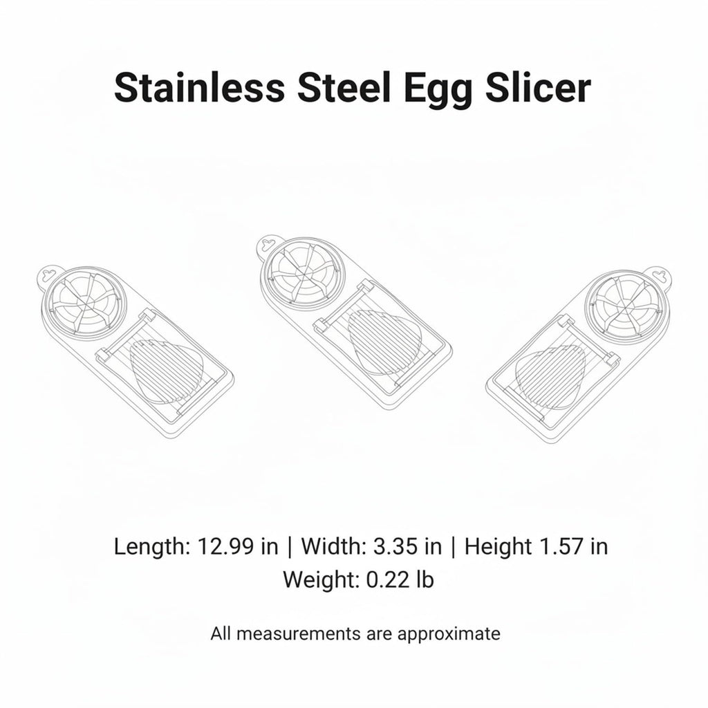 White Generic 1pcs Egg Slicer Vertical Cut Cutter Flower Type 2In1 Boiled Egg Slicer