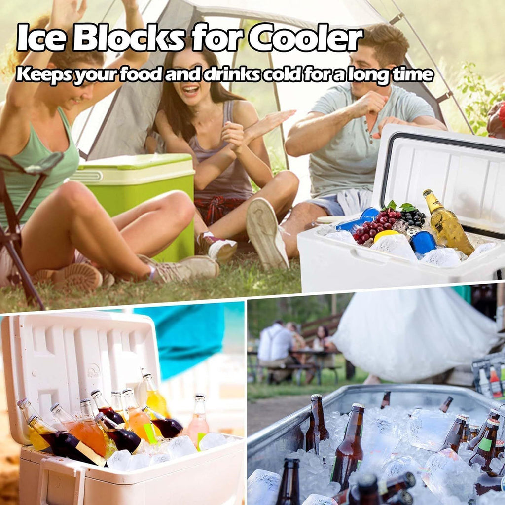 4 Pack Extra Large Ice Block Mold-Morandi Blue
