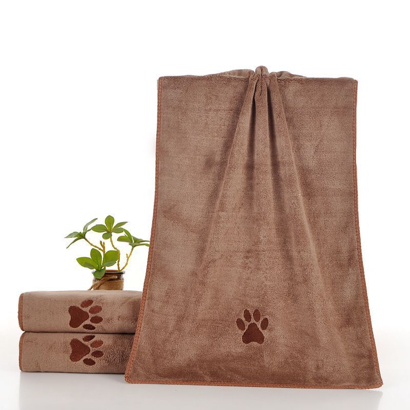 Dark Brown Pet Towel 35x75cm 5Pcs