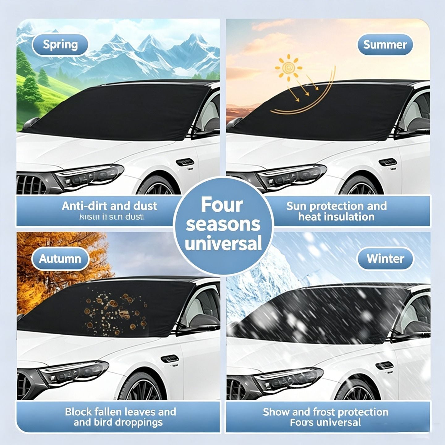 600D Oxford Cloth Car Rear Window Cover