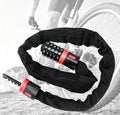 Bike Combination Lock - Black Red, 0.9m