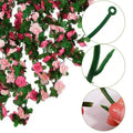 Artificial Rose Vine-Hot Pink & Pink Mixed 2.5m
