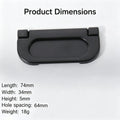 10 Pcs M8857-64 Black Hidden Snap