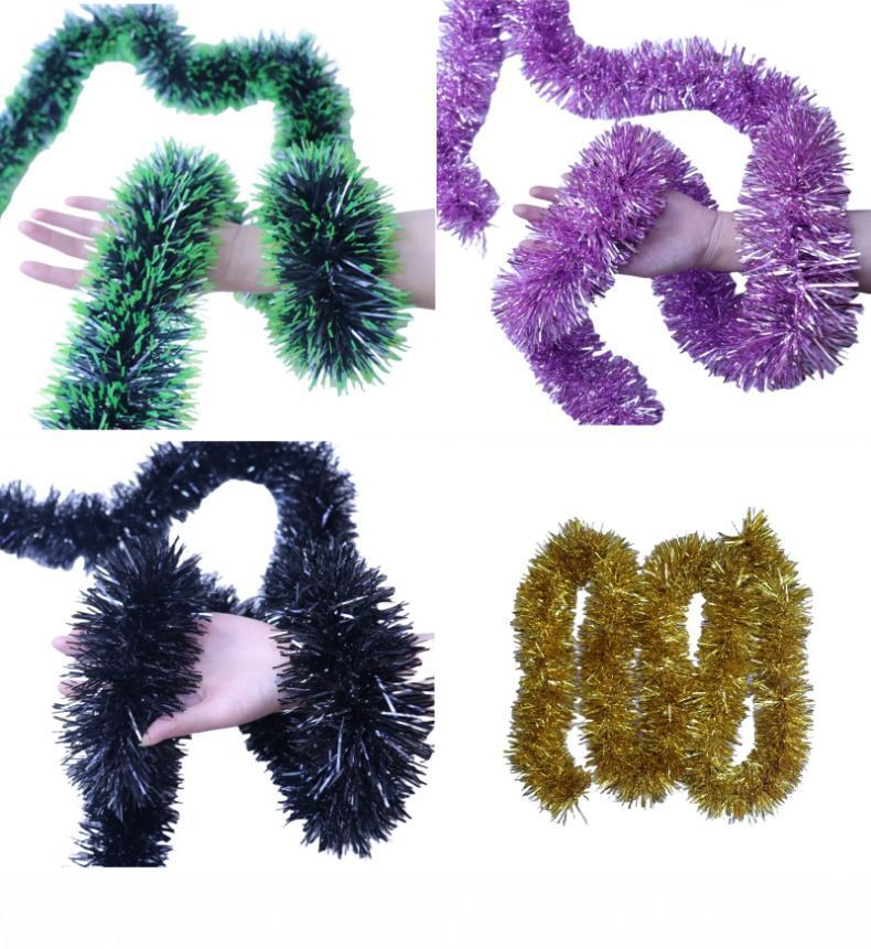 Thick Tinsel Garland 2M Party Decor Blue 5pcs