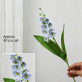 Artificial Blue Lily of The Valley, Calming Decor, 3 Pack