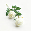 Artificial White French Peony, Soft Decor, 5 Pack
